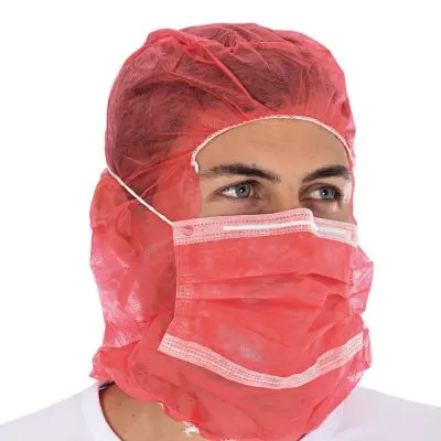 [FM13205] Astronaut cap met mondmasker rood 100st. 